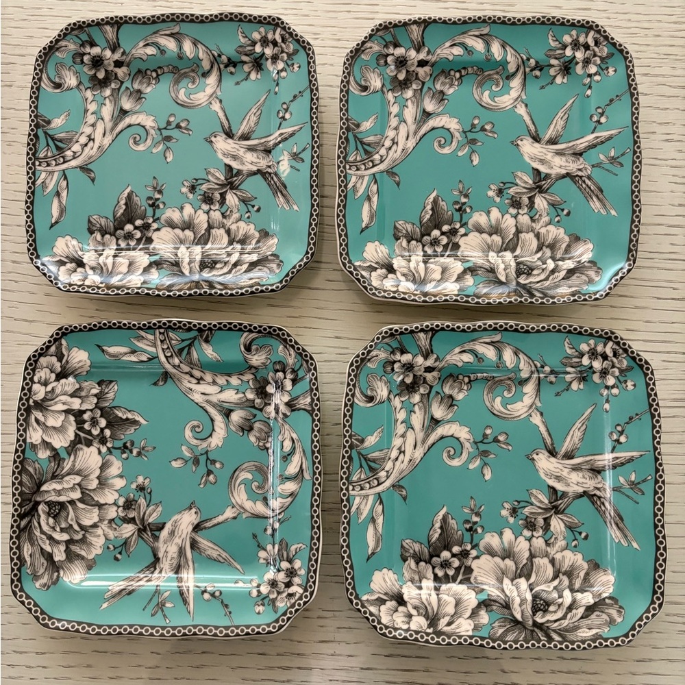 222 Fifth Blue and Black Asian-Inspired Dinnerware Set